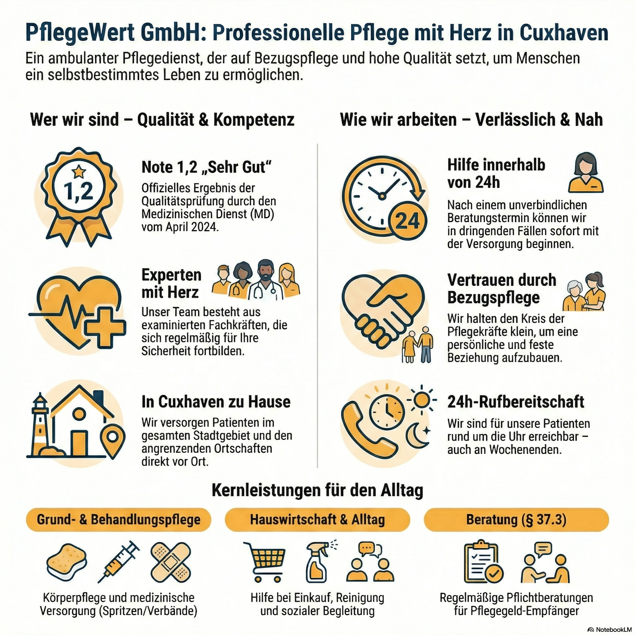 Übersicht PflegeWert